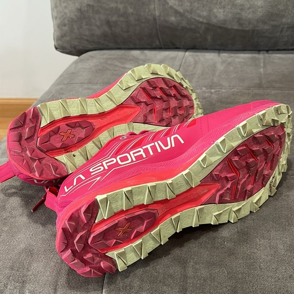 La Sportiva Women's Fuchsia and Red Jackal GRX Hiking Athletic Shoes, Size  10 - Picture 7 of 14